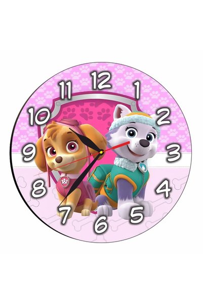 OEM Ceas Disney, Patrula Cățelușilor, din lemn, 40 cm, CSDUV108
