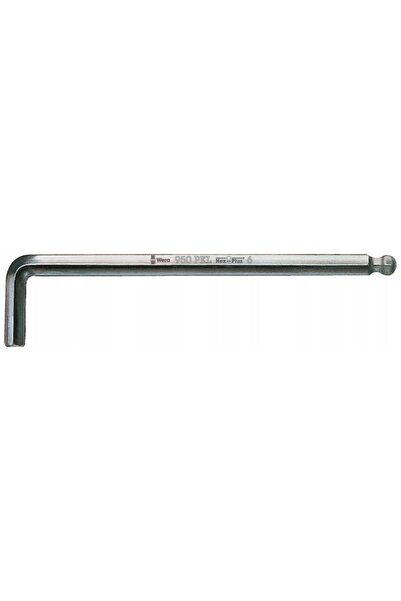 wera Cheie hexagonală cu cap bilă 1,5 2 2,5 3 4 5 6 7 8 10 12 mm cromată