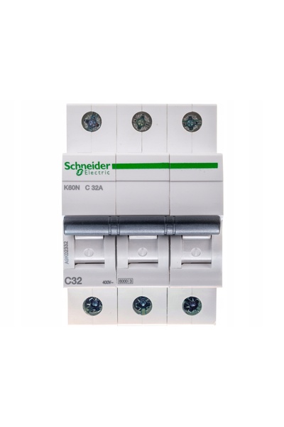 Schneider Electric Disjunctor 3P C 32A 6kA AC K60N