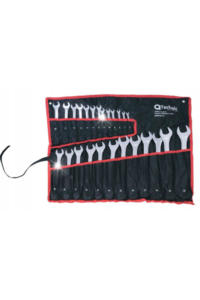 SCHMITH Set de chei plate și inelare 6-32mm 25 bucăți QTechnic QTKPO-03