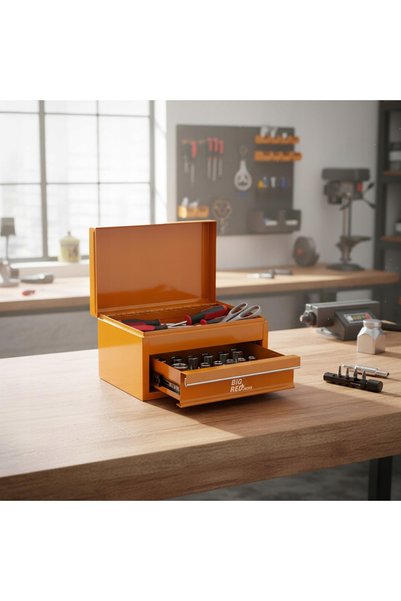 TC Technic Cutie metalică pentru scule, sertar pentru scule, organizator BIG RED