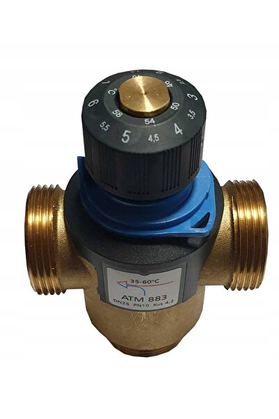 Afriso ATM883 DN25 GZ 5/4 "35-60 VALVĂ TERMOSTATICĂ DE AMESTEC ° C 4.2 m3/h