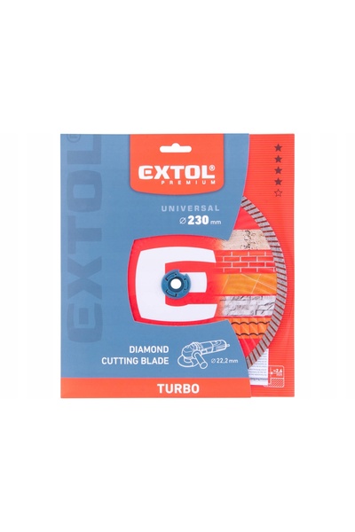 Extol Premium Disc diamantat 230 pentru beton, granit, cuburi, tăiere umedă ș...