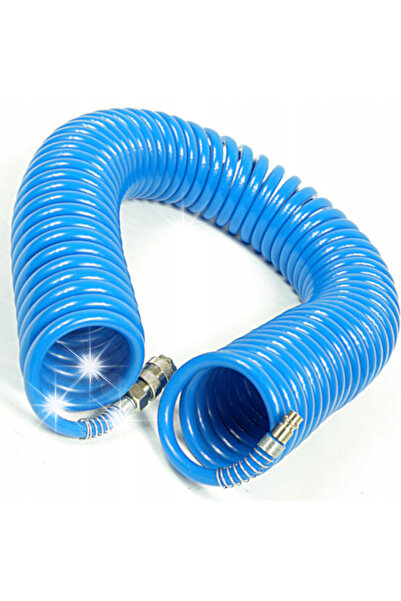NO BRAND Furtun spiralat pneumatic pentru compresor de aer 8x12mm 20m