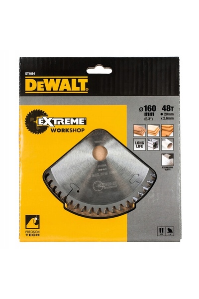 Dewalt DT4084 Disc pentru lemn 160mm x20mm 48Z