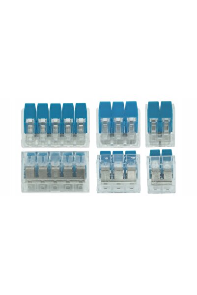 GEKO Kit conectori electrici rapizi 60 bucăți 0,2-4 mm² G03080