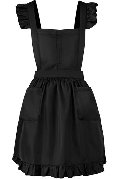 Tazweeq Apron with Pockets, Heavy Duty Waist Tie & Reinforced Stitching, Pock...