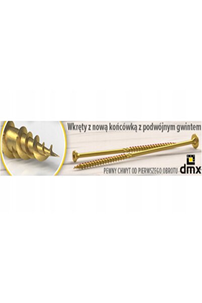 Domax Șuruburi CIESIELSKIE cu cap plat TORX 10x120, 50 bucăți