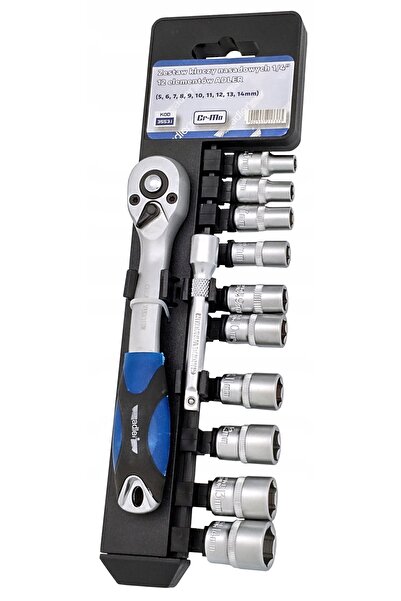 adler Set de chei tubulare 1/4 " 12EL CHEIE CU CĂTUȘE 5-14mm 3553.1