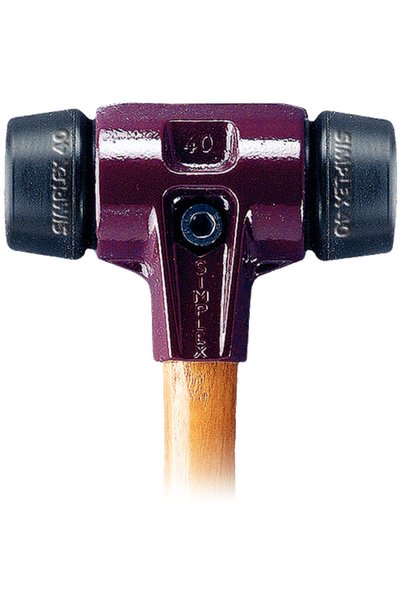 HALDER Ciocan cu cap de cauciuc moale SIMPLEX 30mm 0,35kg