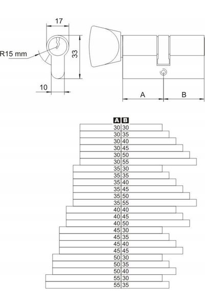 Lob INSETĂ DE MĂRGELE DIN ALAMĂ WG-54 40/40