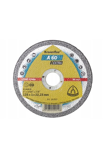 KLİNGSPOR Disc de tăiere oțel INOX 125 mm 100 bucăți