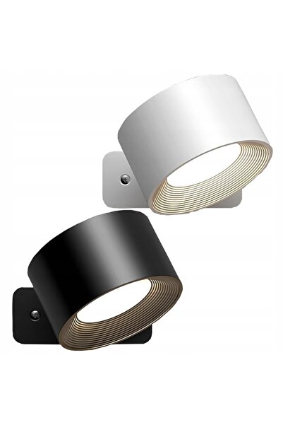 NO BRAND Aplică de perete LED de interior, rotire 360° °   LED tactil cu regl...