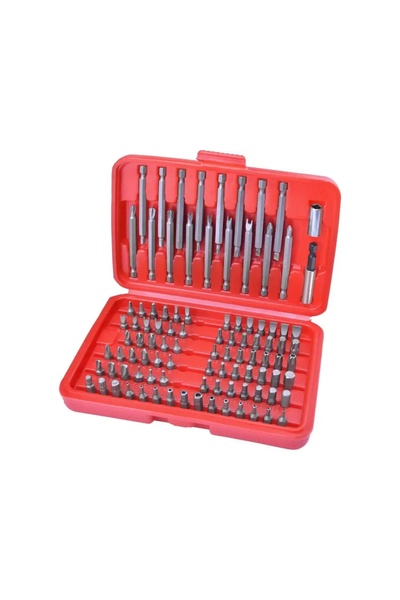 Extol SET DE BITURI SPECIALE 98 BUCĂȚI PENTRU ȘURUBELNIȚĂ TORX HEXAGONALĂ