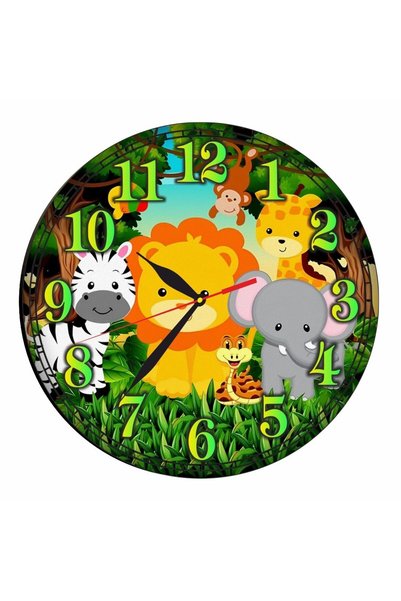 OEM Ceas Disney, Safari, Lemn, 30 cm, CSDUV032