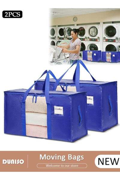 Generic 2-Pack Moving Boxes, Storage Bins for Clothes, Blankets, Comforters, ...