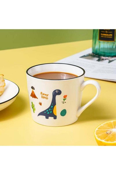 Generic Youlaifu Ceramic Horse Mark Cup Large Capacity Couple Water Cup Men A...