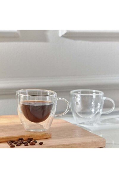 Generic Sip Savor 2-Piece Double Wall Mug Set 150 ml
