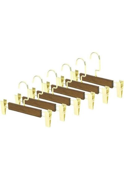 Generic Pack of 5 Non-Slip Seamless Multi-Function Belt Clip Solid Wood Imita...