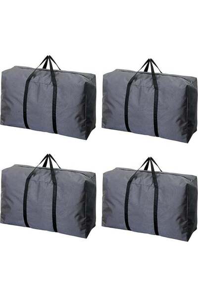 Generic 4 Pcs Large Storage Bags,Moving Bags with Strong Zippers & Carrying H...