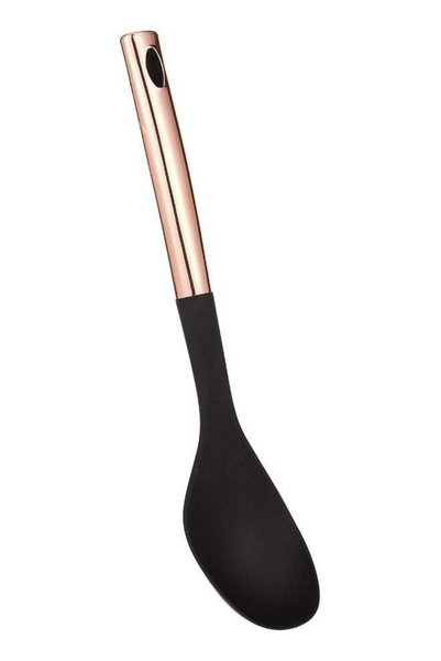 Generic Raj Copper Handle Nylon Serving Spoon, Black, 14 inch, VCS066, Curry ...