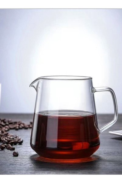 Generic Microwavable and Stovetop Safe 600ml Glass Tea Pot Heat Resisting Cle...