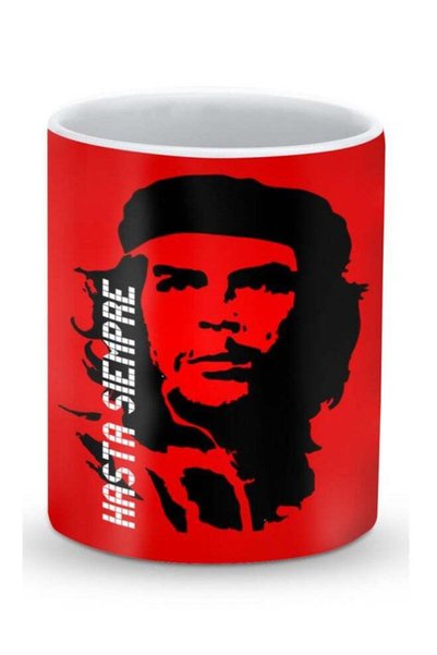 Generic Premium Hasta Sempre Designer Mug Red/Black/White