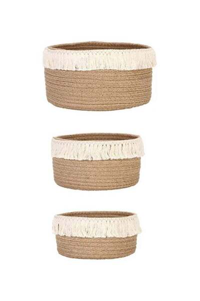 Generic 3-Piece Storage Basket Multicolour