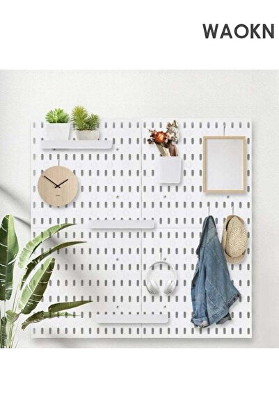 Generic 4-piece white nail board wall cabinet kit, wall cabinet storage rack ...
