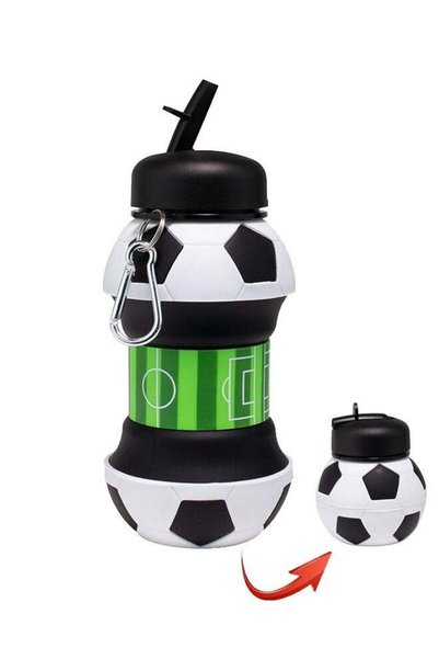 Generic Silicone Collapsible Water Bottles, 19oz Water Bottles, Foldable Todd...