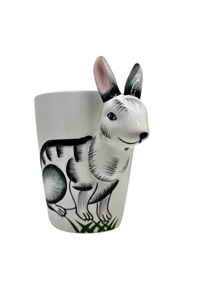 Generic Animal 3D Shape Hand Painted Ceramic 450 ML Coffee Mugs w/ Assorted P...