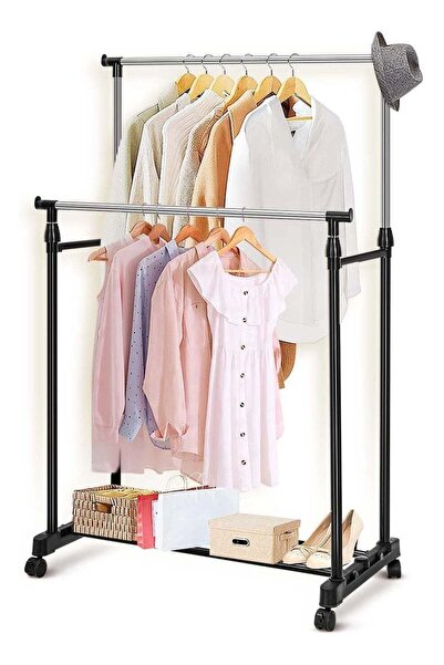 Generic Multi-Layer Clothing Organizer with Bottom Storage Shelves – Space-Sa...