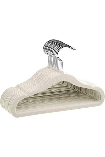 Generic ManGotree 10 Pack (28cm) Beige Color Baby Velvet Hangers, Infant and ...