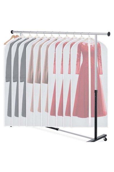 Generic Clear Garment Bag Long Garment Bags for Gowns, Vinyl Dress Bags for C...