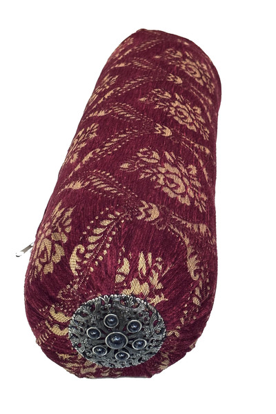 YASTIKMİNDER BY MELEK GÜVEN YASTIKMİNDER Koton Bordo Goblen Dokuma 55x15 cm D...