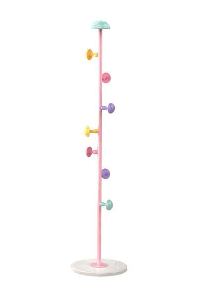 Generic 1pc multifunctional coat rack, 7 mushroom hooks for hanging at multip...