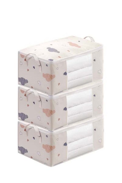 Generic 3-Piece Oxford Fabric Closet Organizer Bag Set With Carry Handles And...