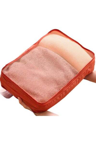 Generic Muji Recycled Nylon Foldable Storage Bag M Ohq5Cc4S Orange M