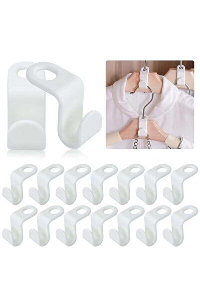 Generic 30 Pcs Clothes Hanger Connector Hooks Extender Clips for Closet Hange...