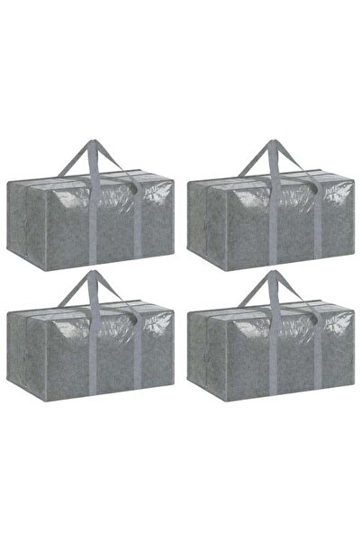 Generic 4 Pack Moving Bags, Storage Bags with Strong Zipper & Comfortable Han...