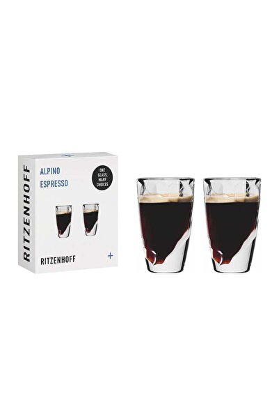 Generic RITZENHOFF Crystal Espresso Glasses Set of 2 (53 ml) – Espresso, Coff...