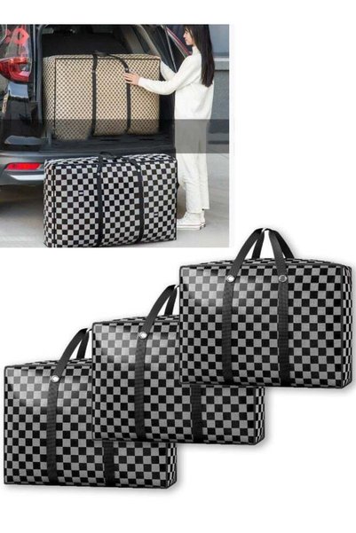 Generic 3 Pcs Quilt Storage Bag，Large Non-woven Storage Bag，Clothes Storage B...