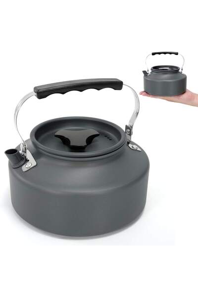 Generic Camping Kettle, Ultralight Durable Aluminium Tea and Coffee Pot, Port...
