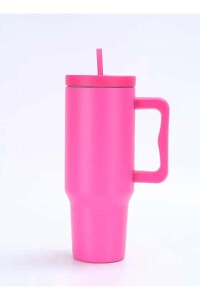 Generic Five Wall Vacuum Insulated Stainless Steel Tumbler with Straw and Lid...
