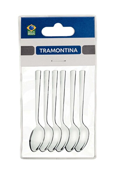 Generic Oslo 6 Pieces Stainless Steel Coffee Spoon Set with High Gloss Finish