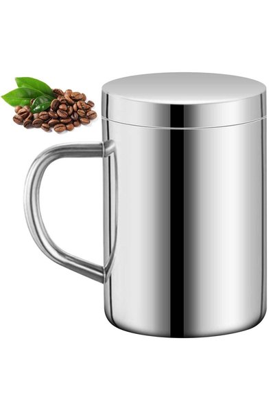 Generic SYOSI Stainless Steel Double Wall Mug, Double Wall Insulated Mug with...