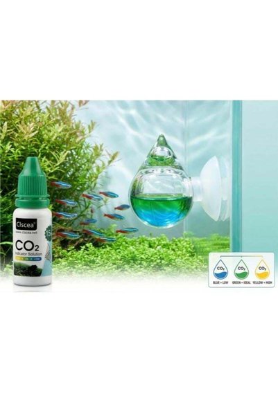 Generic CO2 Drop Checker, Precise Detection, Easy-To-Read Color Indicator, Du...