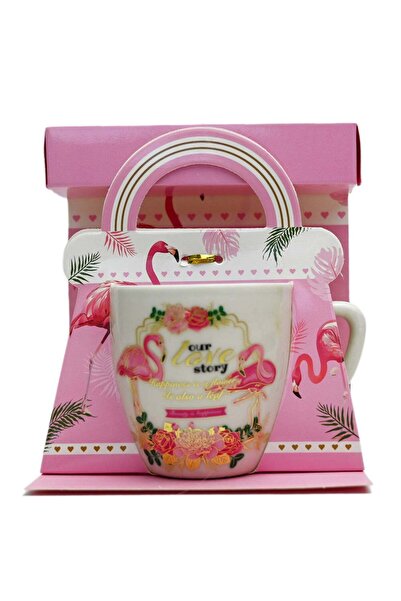 Generic Single Set Of Flamingo Ceramic Stoneware Mugs Smooth Ceramic Mugs For...