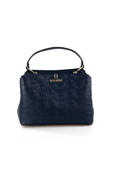 Aigner New Embossed Top-Handle Tote, Roomy
