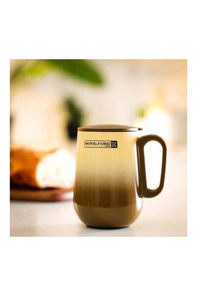 Generic Royalford 270 ml (9 oz) Double-Wall Stainless Steel Coffee Travel Mug...
